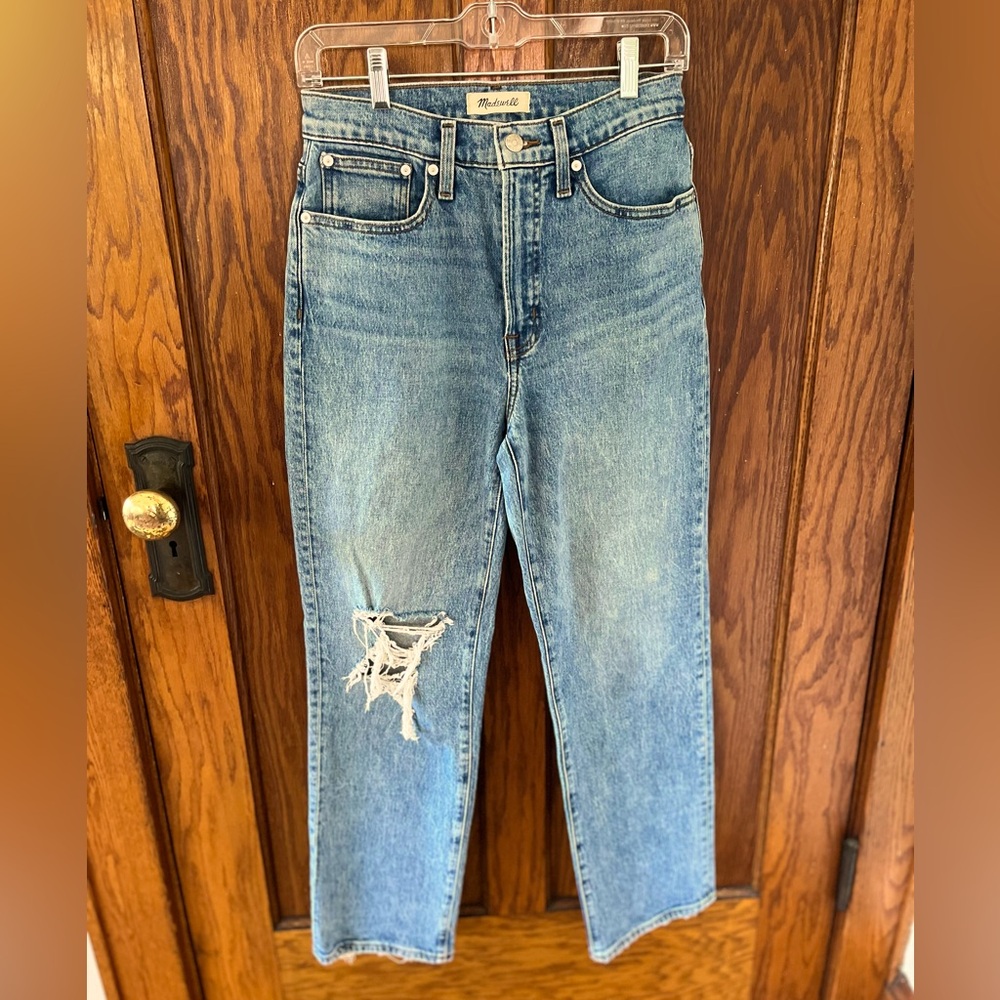 Madewell The Perfect Vintage Straight Jean 26 EUC